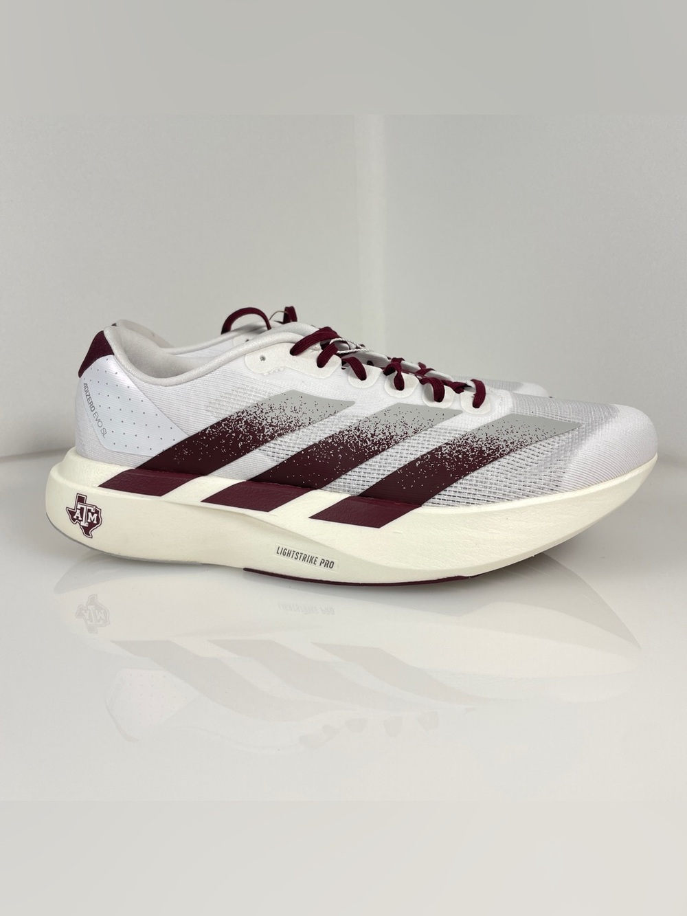 Adidas Adizero EVO SL Texas A&M Running Shoes JQ4566 Men’s Size 11